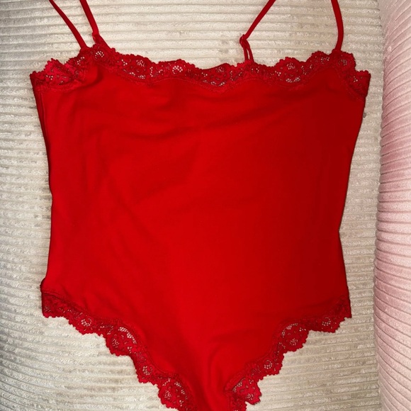 SKIMS Tops - Skims Lace Cami Body Suit
